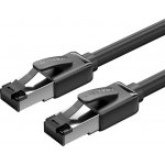 Vention IKPBN LSZH Cat.8 SFTP, Ethernet Patch, 15m, černý