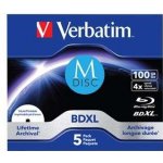 Verbatim MDISC 100GB 6x, jewel, 5ks (43834) – Zboží Živě