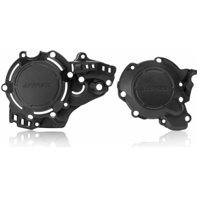 ACERBIS kryty motoru (kryt víka/ krytu spojky i alternátoru) X-POWER KTM EXC 250 / 300 17-19, SX 250 17-18, HUSQVARNA TE 250 / 300 17-19, TC 250 17-18 barva černá – Hledejceny.cz