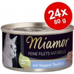 Miamor Feine Filets Naturelle kuře šunka ve šťávě 24 x 80 g – Hledejceny.cz