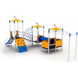 Playground System z nerezu TRE se skluzavkou 11023