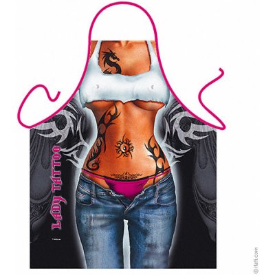 ETS Itati Kuchyňská Zástěra Tattoo Lady – Hledejceny.cz
