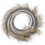 Hends Proužky Králičí Kůže Zonker Strips Rabbit 4 mm Nature Brown Grizzled – Hledejceny.cz