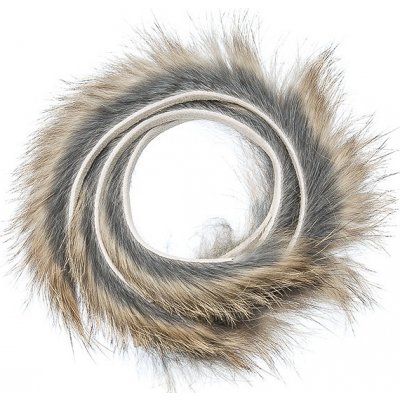 Hends Proužky Králičí Kůže Zonker Strips Rabbit 4 mm Nature Brown Grizzled – Hledejceny.cz