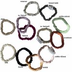 Různobarevné gumičky do vlasů 1 ks, WHITE ORCHID Barva hedvábí: světle růžová – Zboží Dáma