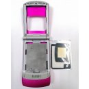 Kryt Motorola V3 přední + zadní + střední růžový