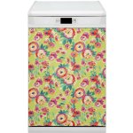 Magnet na myčku dekorativní Barevné květiny 45x70 cm – Hledejceny.cz