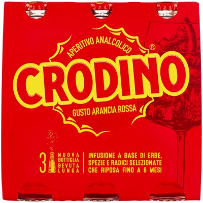 Campari Crodino nealkoholický aperitiv arancia rossa 3 x 175 ml – Hledejceny.cz