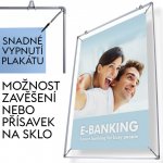 Posterstretch Reklamní Vypínací plakátový rám Formát B1 (700 x 1000 mm) (PSO70x100) – Zbozi.Blesk.cz
