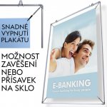 Posterstretch Reklamní Vypínací plakátový rám Formát B1 (700 x 1000 mm) (PSO70x100) – Zboží Živě