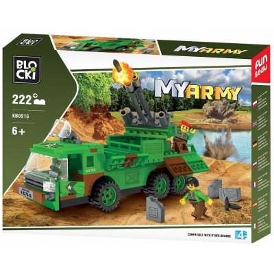 ICOM Blocki MyArmy mobilní raketomet maskovaný 222 ks – Zboží Dáma