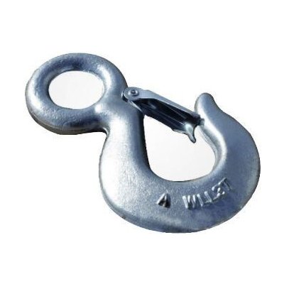 hák s okem a pojistkou 250kg DIN 689, 8300-02 – Zboží Mobilmania