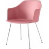 Jídelní židle &Tradition Rely HW33 s područkami chrom / soft pink
