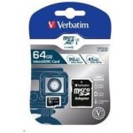 Verbatim microSDXC 64 GB UHS-I U1 47042 – Zboží Mobilmania