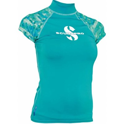 Scubapro Rashguard UPF50, krátký rukáv - dámské, zelená