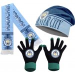 pletené rukavice a pletená čepice - Manchester City FC – Zboží Dáma