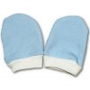 Kojenecká rukavice NEW BABY Bavlněné rukavičky pro novorozence Modré