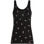 Icebreaker Wmns 150 Siren Tank Ski Day Black/Acid Pink/Aop – Zboží Mobilmania
