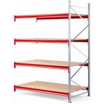 Regál Tough přídavný 2500 x 1800 x 1000 mm 4 police – Zboží Dáma