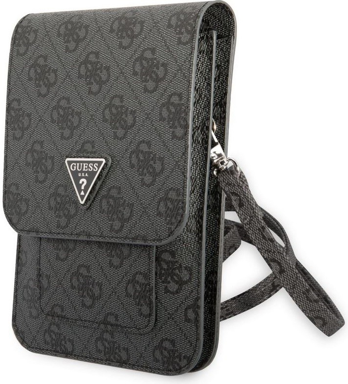 Pouzdro Guess 4G Triangle Logo Phone Bag Universal černé