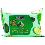 Beauty Formulas Avocado odličovací pleťové ubrousky s avokádovým olejem 25 ks – Hledejceny.cz