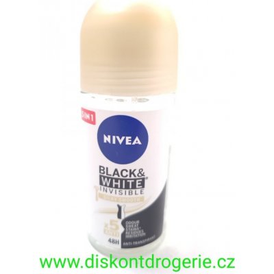 Nivea Black & White Invisible Silky Smooth roll-on 50 ml – Zbozi.Blesk.cz