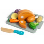 Bigjigs Toys Sada Pečené kuře se zeleninou – Sleviste.cz