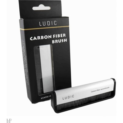 Ludic Carbon fiber Record Brush: Kartáč z ultra jemných uhlíkových vláken – Zboží Živě