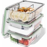 Classbach 3dílná sada skleněných dóz FHDM 4021 G – Zboží Dáma