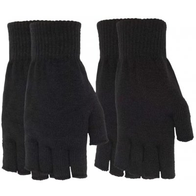 Urban Classics Half Finger Gloves 2-Pack black – Hledejceny.cz