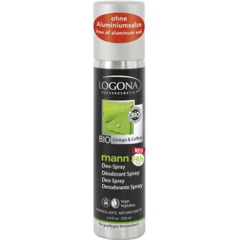 Logona Log Mann ginkgo a coffein deospray 100 ml