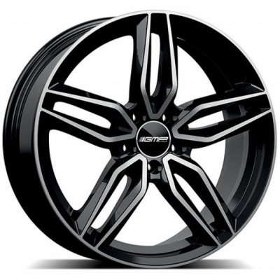 GMP FASTEN 7,5x18 5x112 ET45 black diamond – Hledejceny.cz