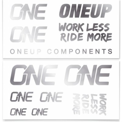 OneUp Decal Kit Handlebar silver – Sleviste.cz
