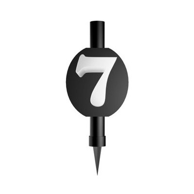 Amscan Svíčky na špejli číslo 7 – Zboží Dáma