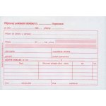 Baloušek Tisk PT030 Příjmový pokladní doklad i pro podvojné účetnictví A6 (BALOUŠEK PT030 / 14,8cm x 10,5cm)