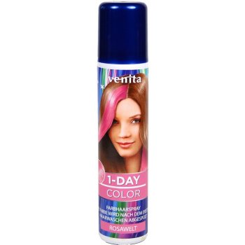 1-day Color barevný spray na vlasy růžová 50 ml