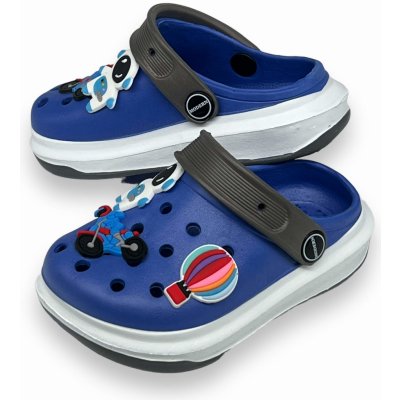 Fashion chlapecké gumové nazouváky modré – Zboží Dáma