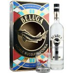 Beluga Noble Rocks 40% 1 l (dárkové balení 1 sklenice) – Sleviste.cz