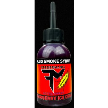 Feedermania Extreme Fluo Smoke Syrup 75ml Strawberry Ice Cream