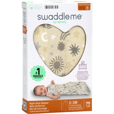 Ingenuity Vak spací bavlněný SwaddleMe Celestial Dance – Hledejceny.cz