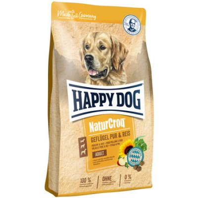 Happy Dog NaturCroq GEFLÜGEL PUR & REIS 4 kg