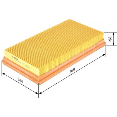 Vzduchový filtr BOSCH F 026 400 107 – Zboží Mobilmania