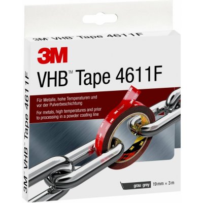 3M oboustranná lepicí páska 3 m x 19 mm tmavě šedá – Sleviste.cz