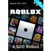 Roblox herní měna 4,500 Robux