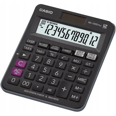 Casio MJ-120D Plus 12místná černá – Hledejceny.cz