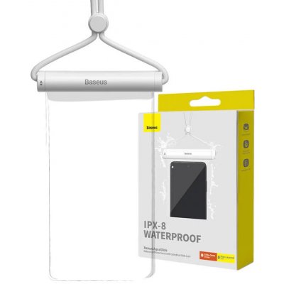 Baseus Waterproof phone case AquaGlide with Cylindrical Slide Lock bílé – Hledejceny.cz