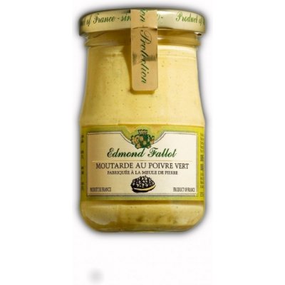 Edmond Fallot Dijonská hořčice se zeleným pepřem, 105g - sklo – Sleviste.cz