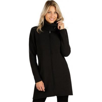 Litex Dámský kabátek dlouhý černý – Zboží Dáma
