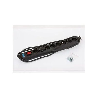 Triton 19" 8xCZ zás.vypínač,3x1.5mm 2m kab.CZ-DE,RAL9005 RAB-PD-X03-A1 – Hledejceny.cz