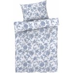 Livarno home satén povlečení květiny/modrá/bílá 140x200 70x90 – Sleviste.cz